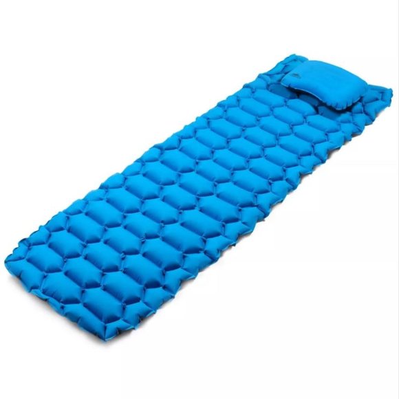 Cascade Mountain Tech Insulated Sleep Pad Camping Sleeping Pads - Royal Blue - Picture 1 of 4
